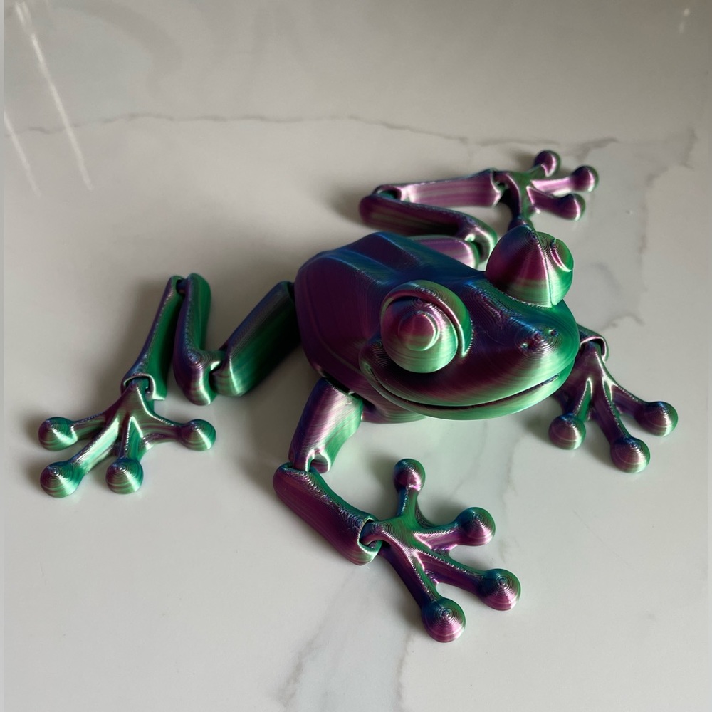 Colorful Frog Action Figure - Picture 2 of 8
